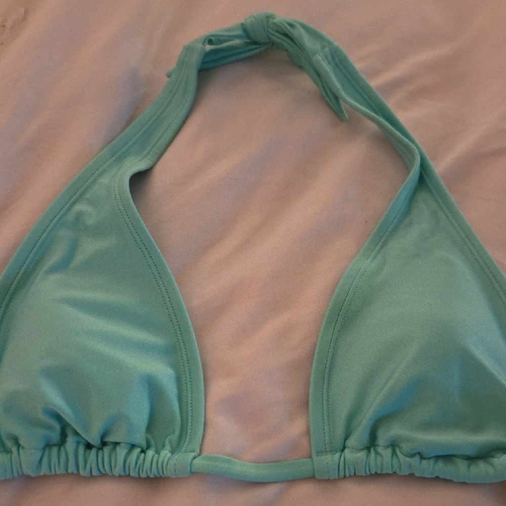 Aeropostale Light Green Bikini Top
